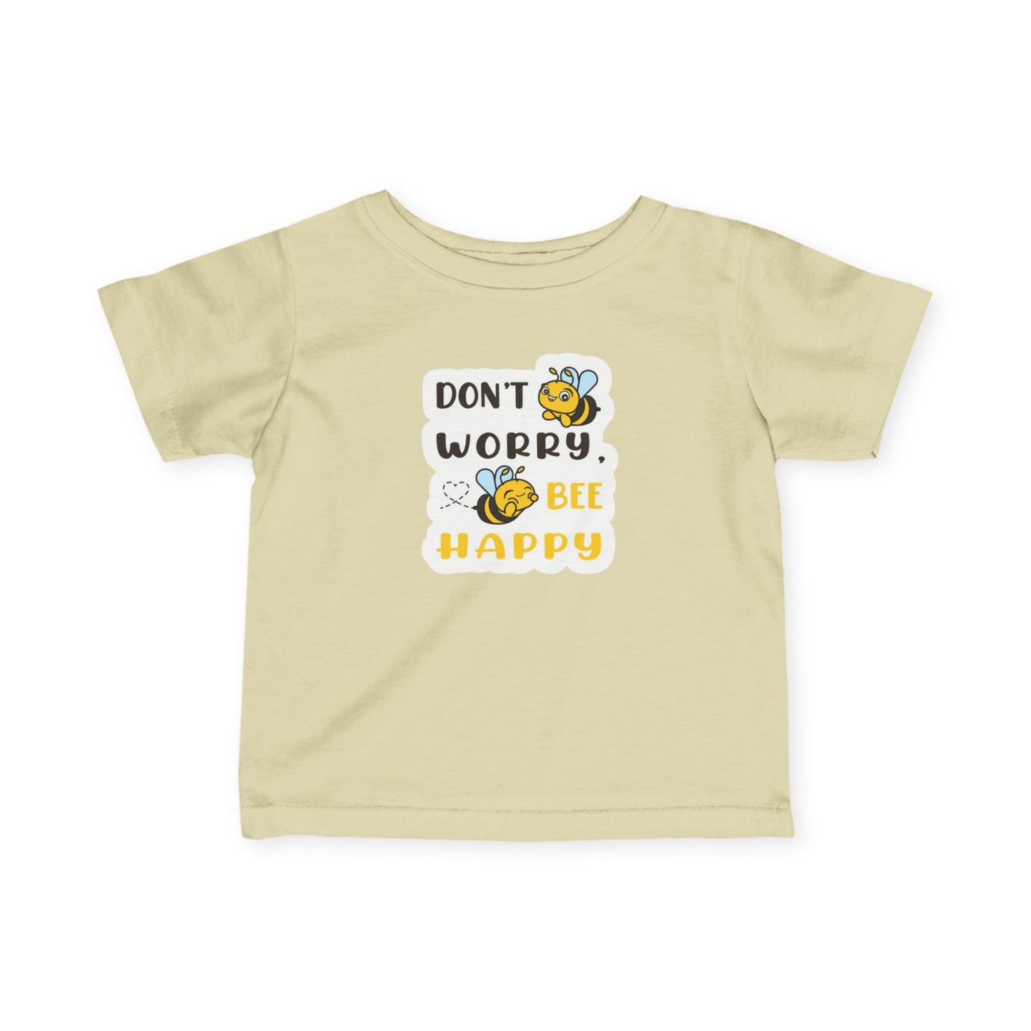 Baby Tee - Don't Worry, Bee Happy - Infant Fine Jersey Shirt