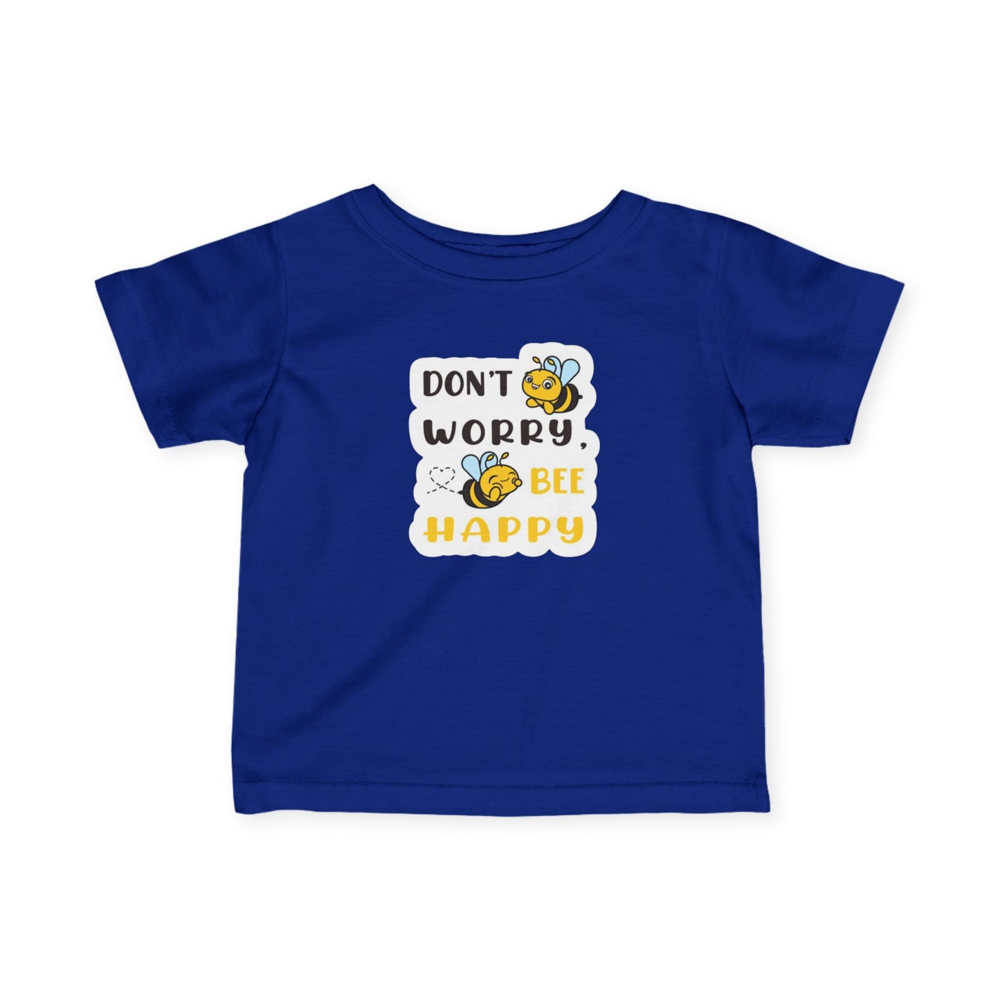 Baby Tee - Don't Worry, Bee Happy - Infant Fine Jersey Shirt