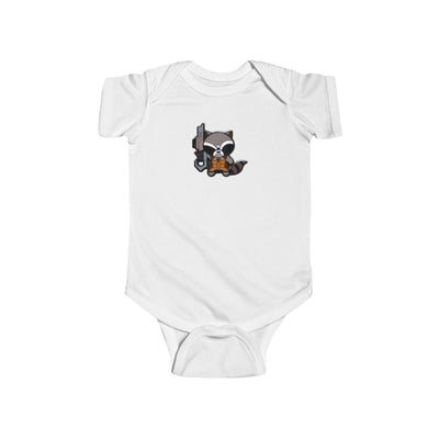 Infant Bodysuit - Cute Raccoon Design