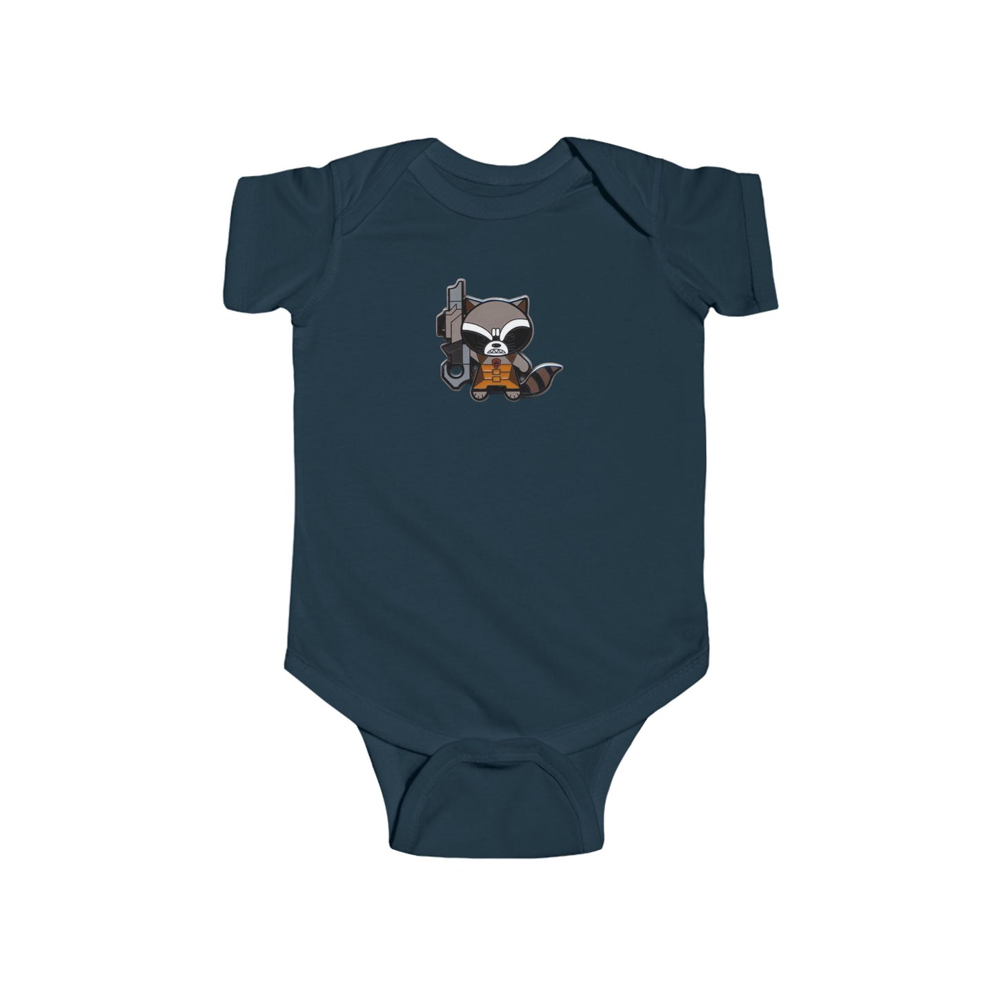 Infant Bodysuit - Cute Raccoon Design