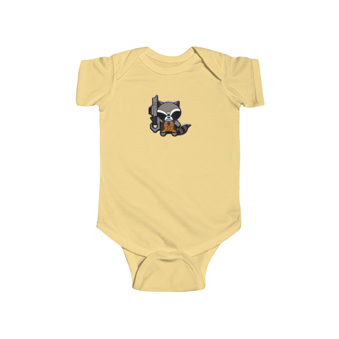 Infant Bodysuit - Cute Raccoon Design