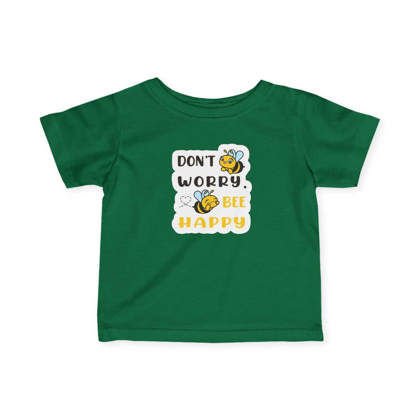 Baby Tee - Don't Worry, Bee Happy - Infant Fine Jersey Shirt