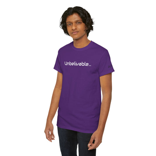 Unbelivable Tee Shirt, Purple Color