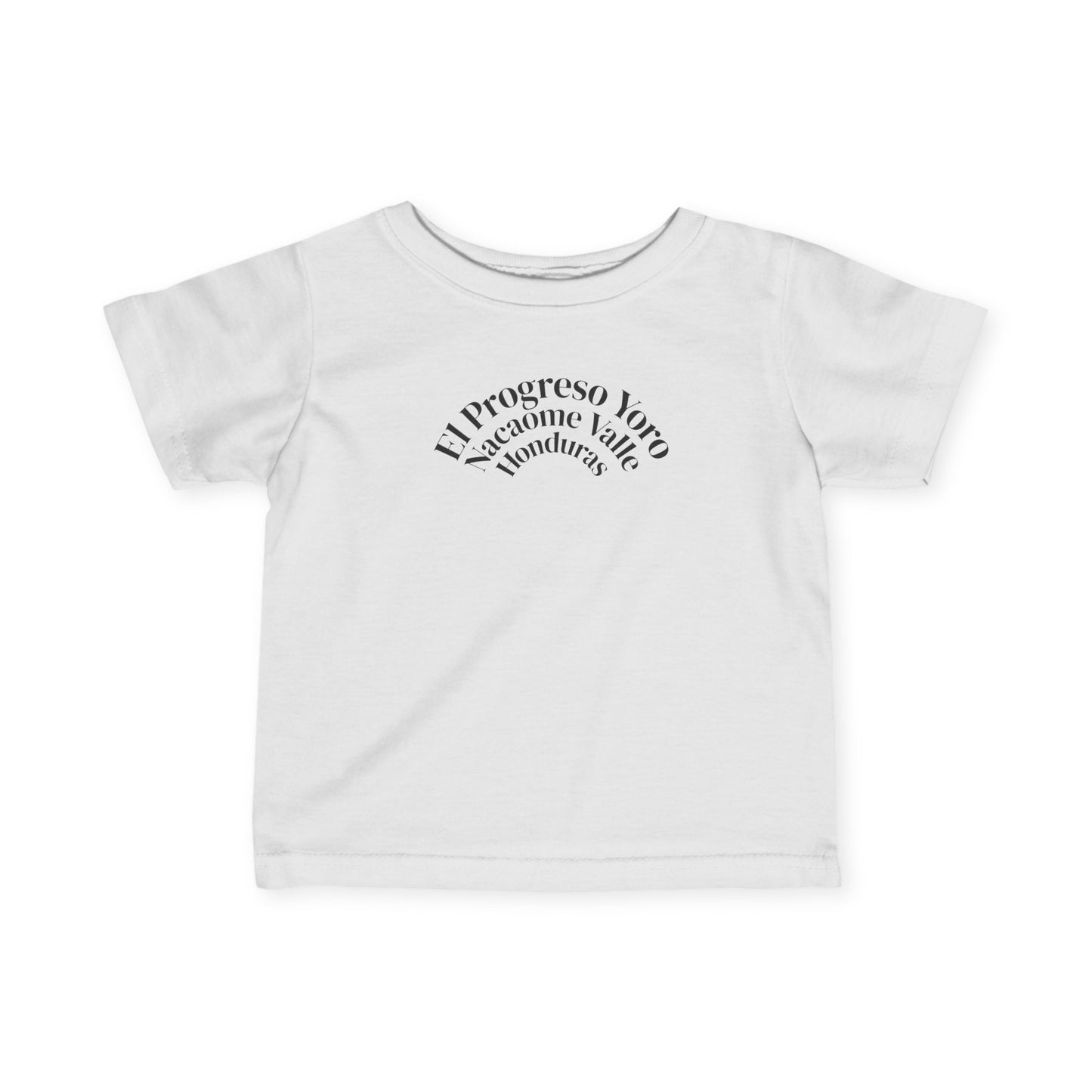 Infant Tee - Nacaome and El Progreso Deparments Curved Name Design