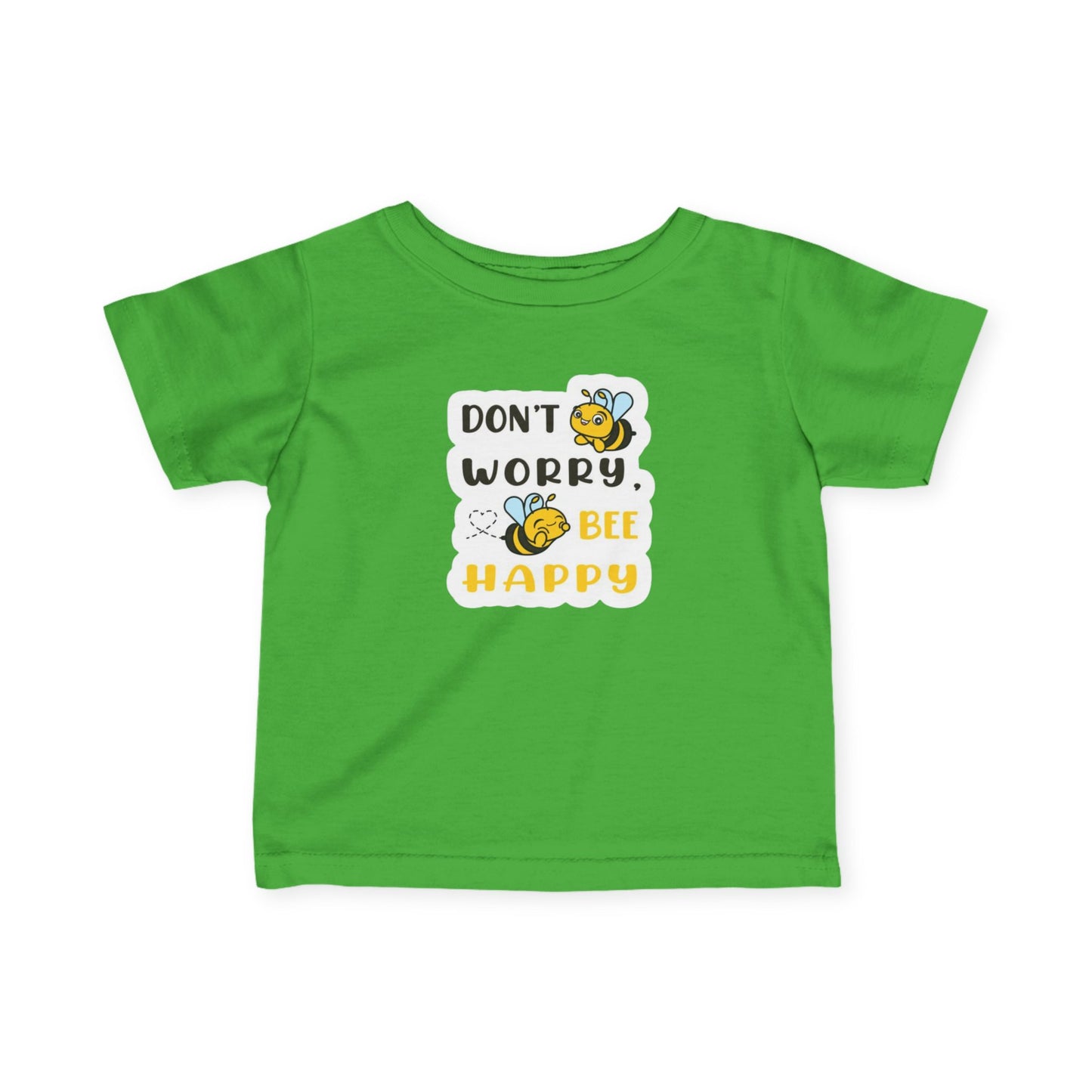 Baby Tee - Don't Worry, Bee Happy - Infant Fine Jersey Shirt