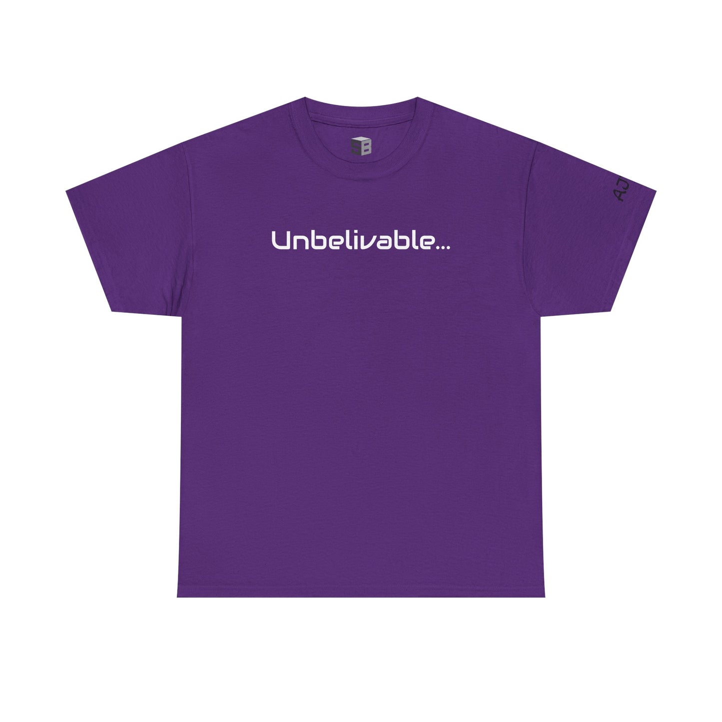 Unbelivable Tee Shirt, Purple Color