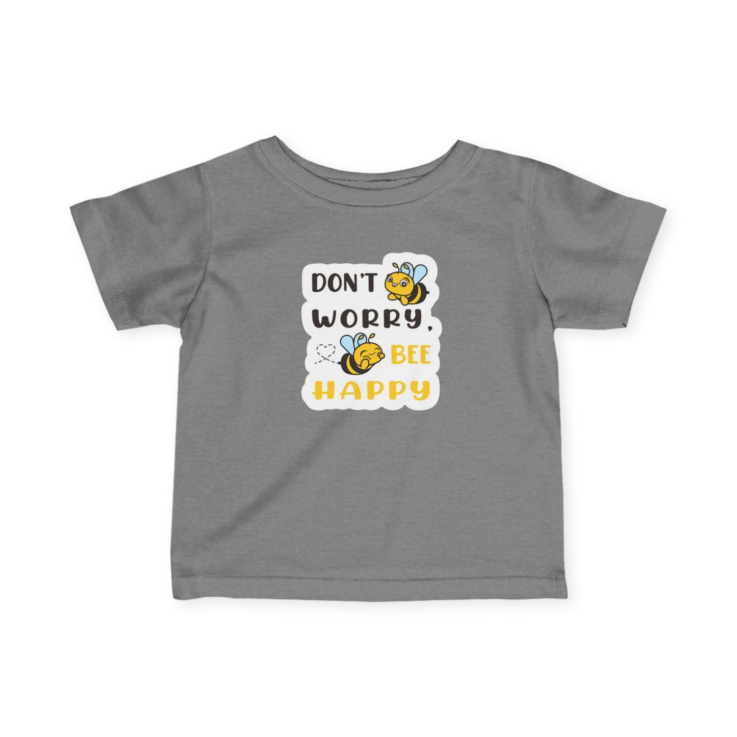 Baby Tee - Don't Worry, Bee Happy - Infant Fine Jersey Shirt