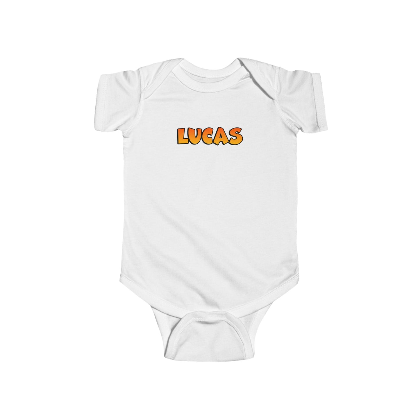 Lucas Name Cute Bodysuit
