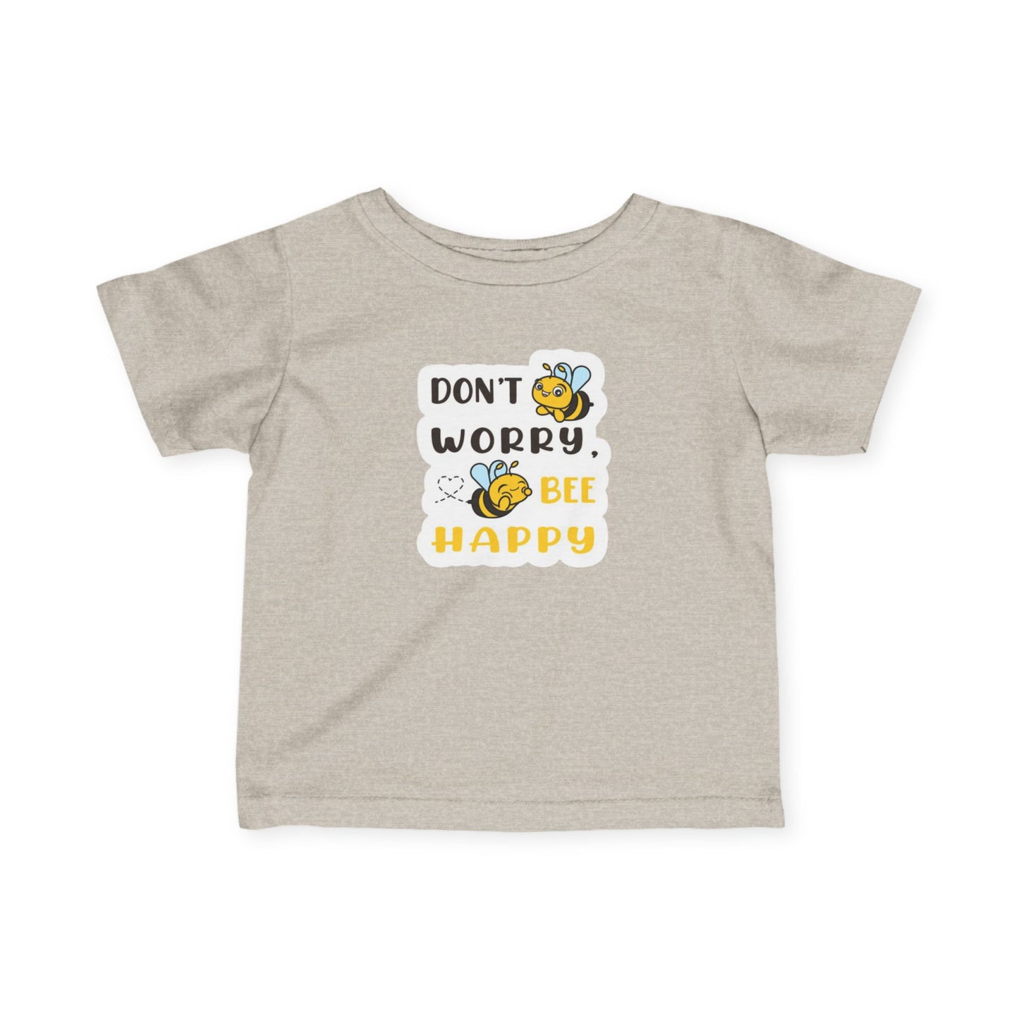 Baby Tee - Don't Worry, Bee Happy - Infant Fine Jersey Shirt