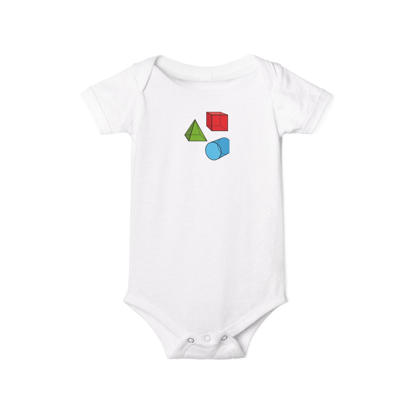 Infant Romper Shapes 3D