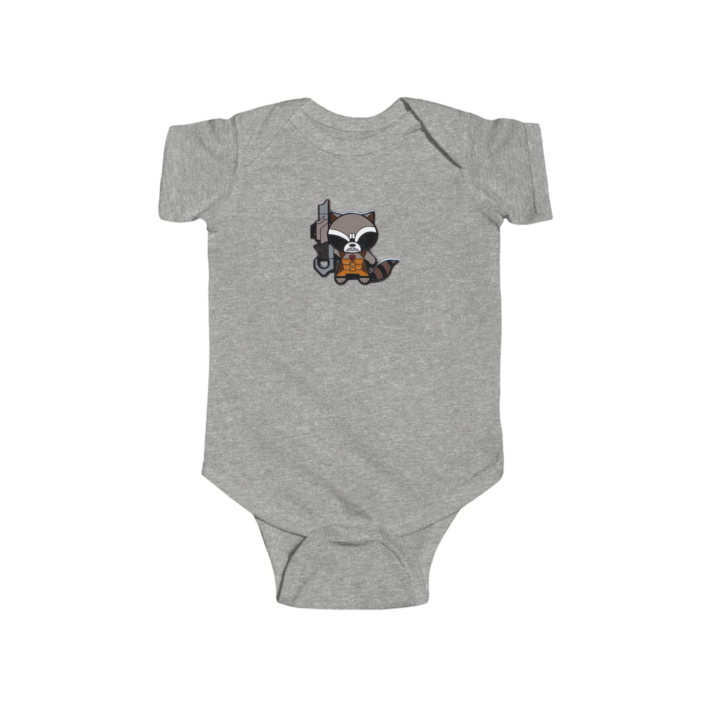 Infant Bodysuit - Cute Raccoon Design