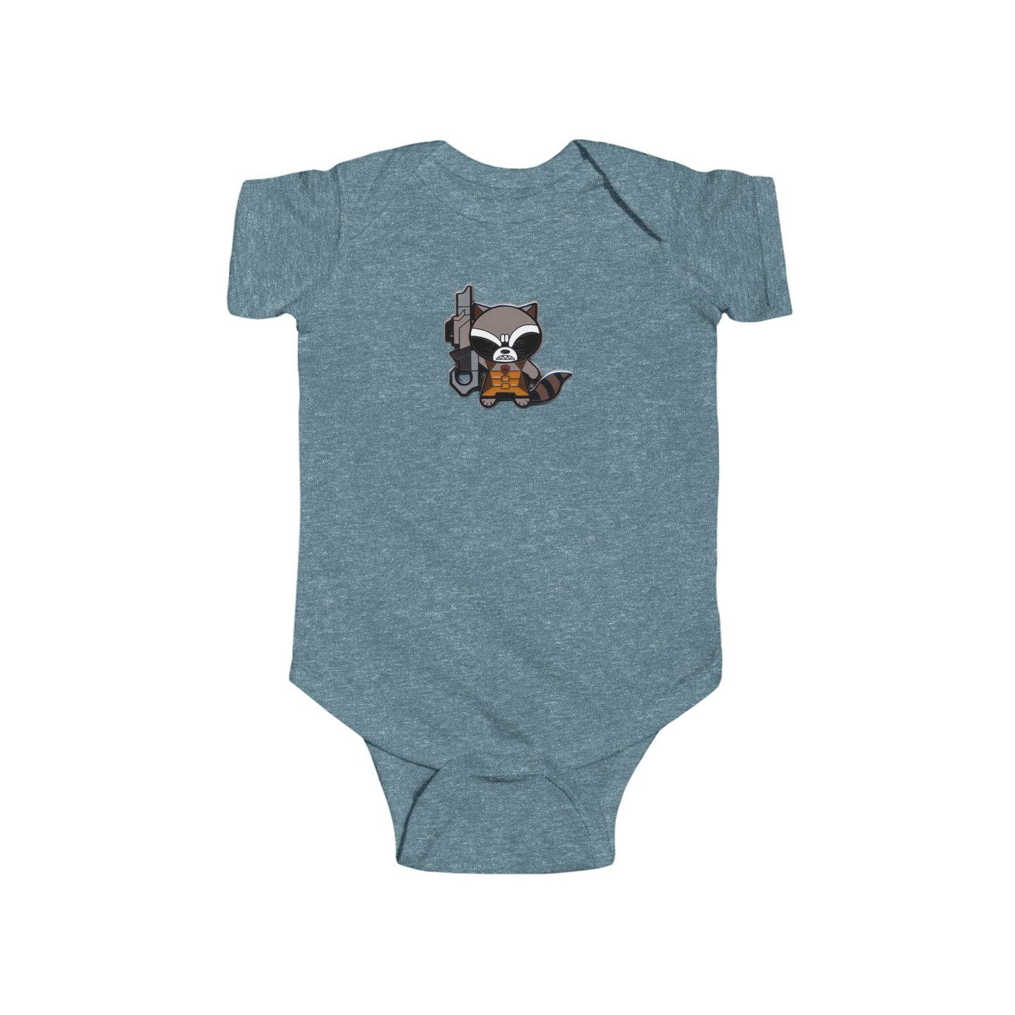 Infant Bodysuit - Cute Raccoon Design