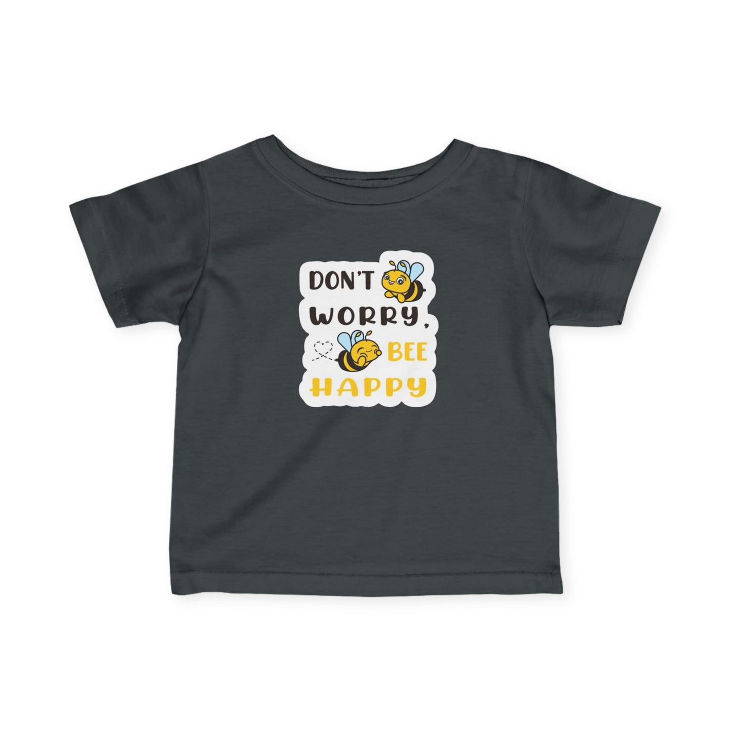 Baby Tee - Don't Worry, Bee Happy - Infant Fine Jersey Shirt