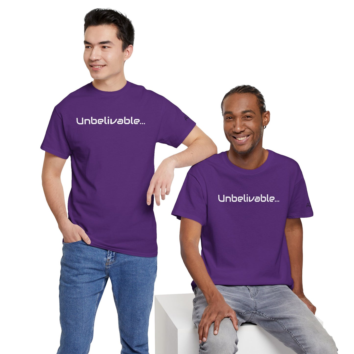 Unbelivable Tee Shirt, Purple Color