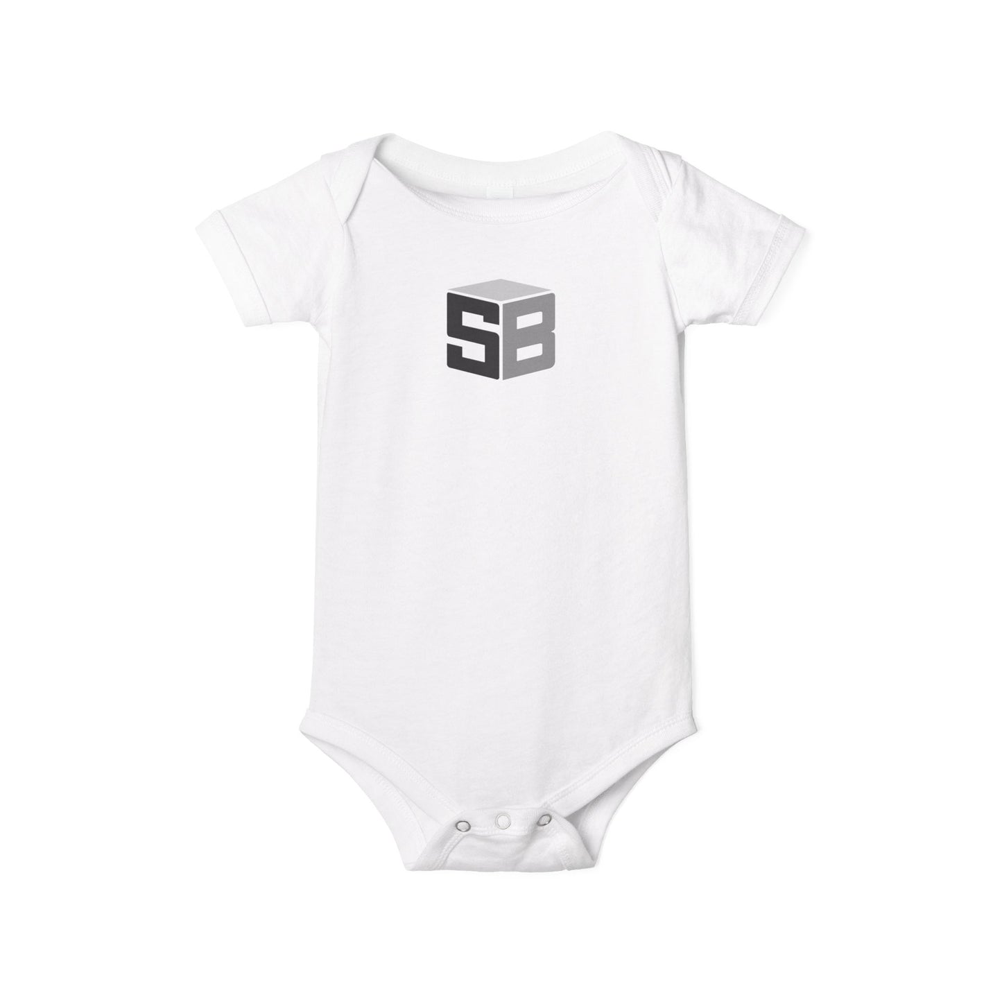 SB Block Logo Infant Onesie, Baby Gift, Cute Baby Clothes, Personalized Baby Outfit, Toddler Fashion, Baby Shower Gift