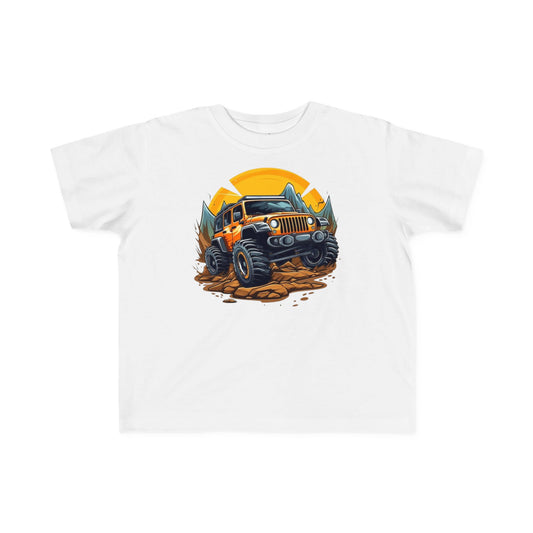 Adventure Jeep Toddler Tee - Fun Off-Roading
