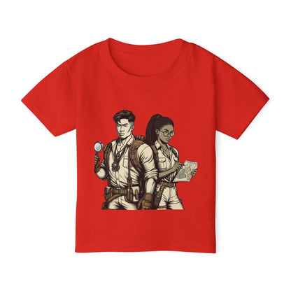 Adventure Ghost Hunter Toddler Red Color T-Shirt