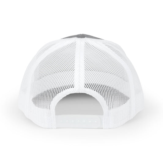 Trucker Cap | Vintage Outdoor Cap Grey, White Color