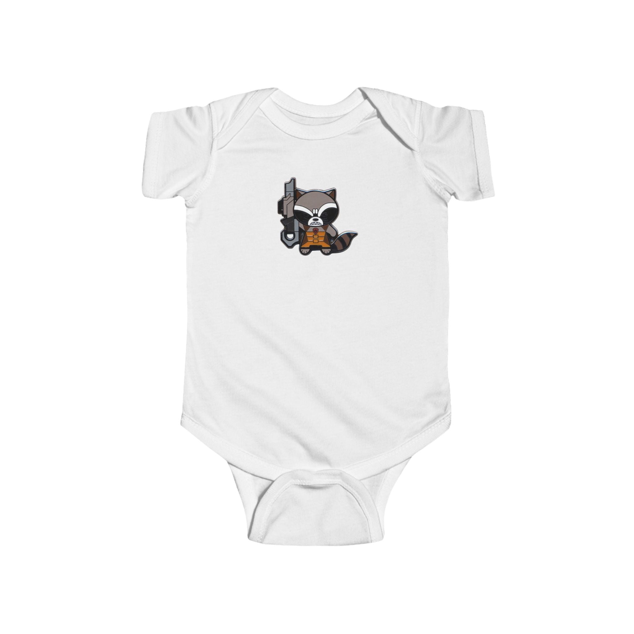 Infant Bodysuit - Cute Raccoon Design