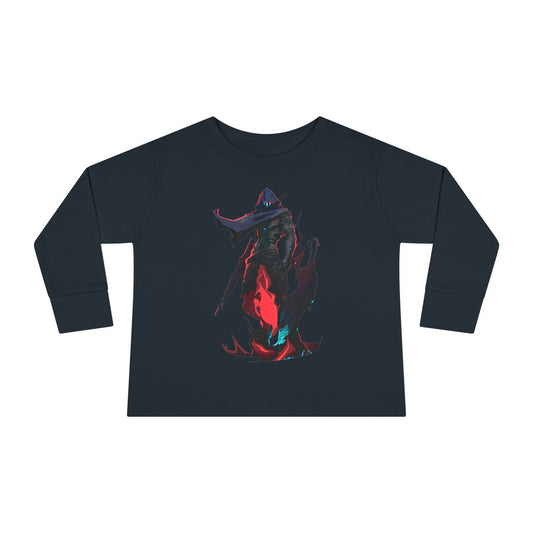 Toddler Long Sleeve Tee with Colorful Character Design