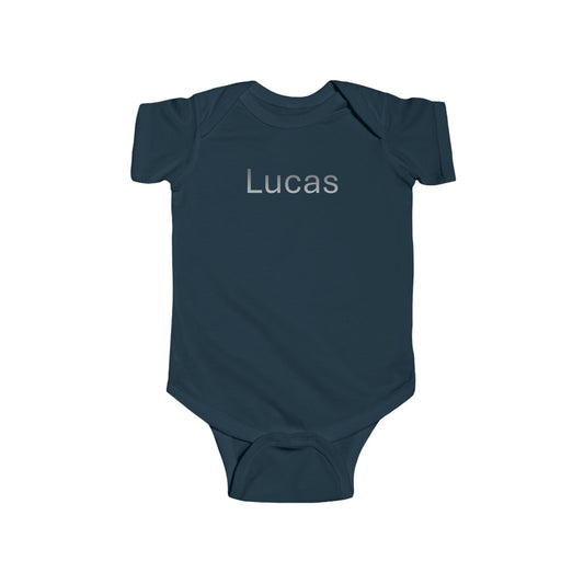 Lucas Name Cute Bodysuit