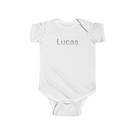 Lucas Name Cute Bodysuit