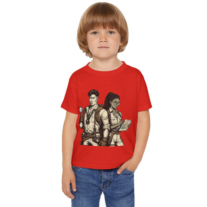 Adventure Ghost Hunter Toddler Red Color T-Shirt