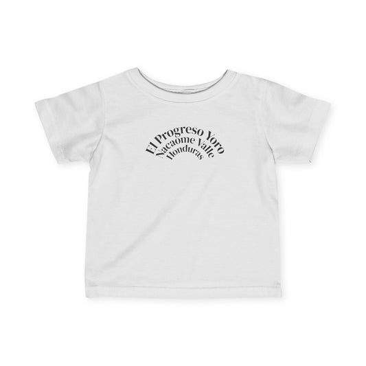 Infant Tee - Nacaome and El Progreso Deparments  Curved Name Design