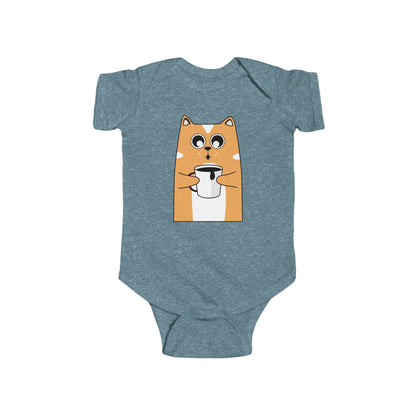 Coffee Cat Cute Bodysuit