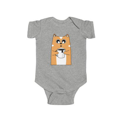 Coffee Cat Cute Bodysuit