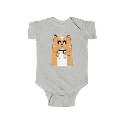 Coffee Cat Cute Bodysuit