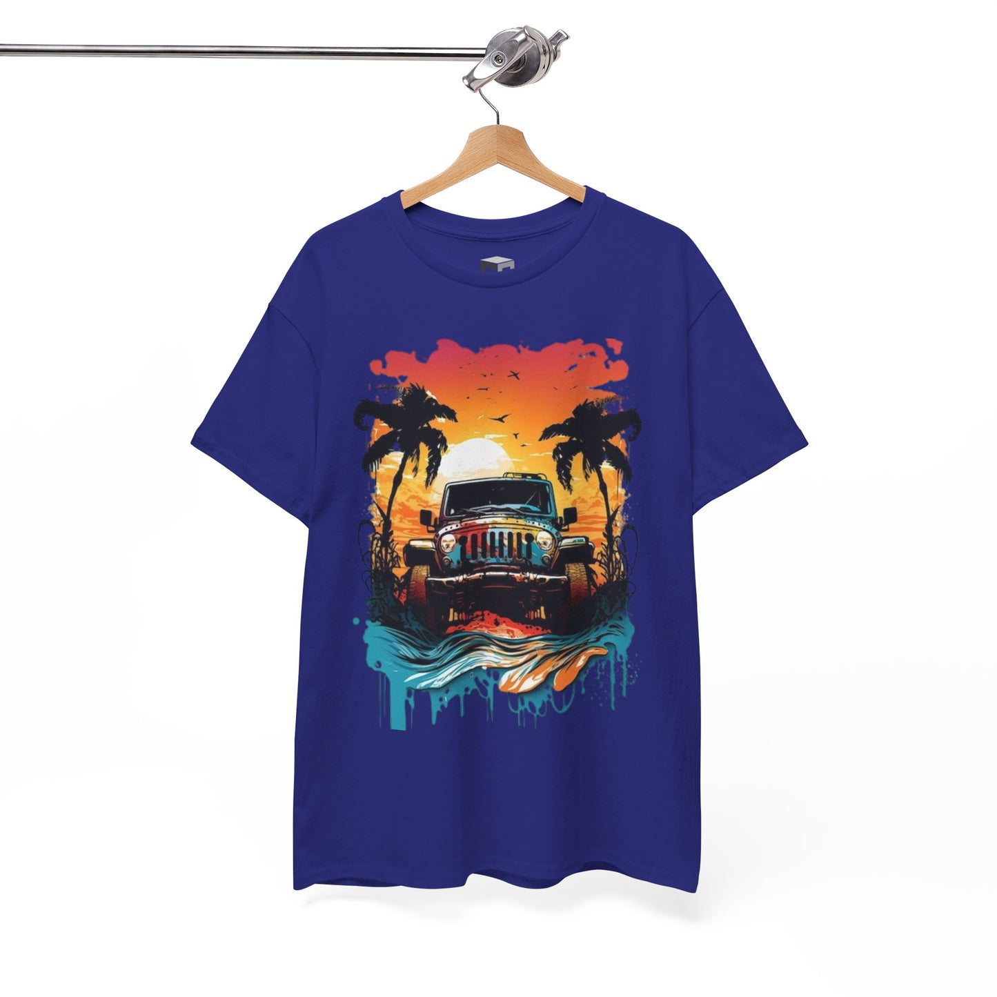 Beach Vibes Shirt, Jeep Lover Cobalt Color