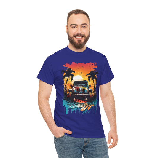 Beach Vibes Shirt, Jeep Lover Cobalt Color