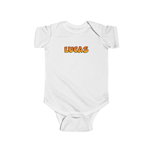 Lucas Name Cute Bodysuit