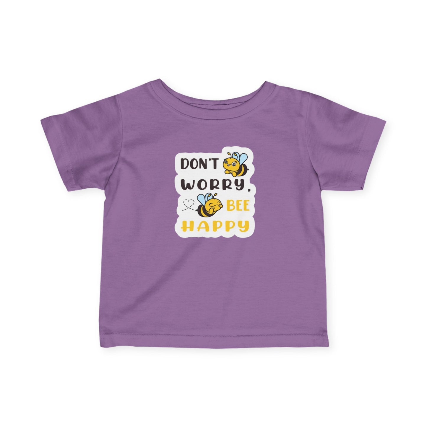 Baby Tee - Don't Worry, Bee Happy - Infant Fine Jersey Shirt