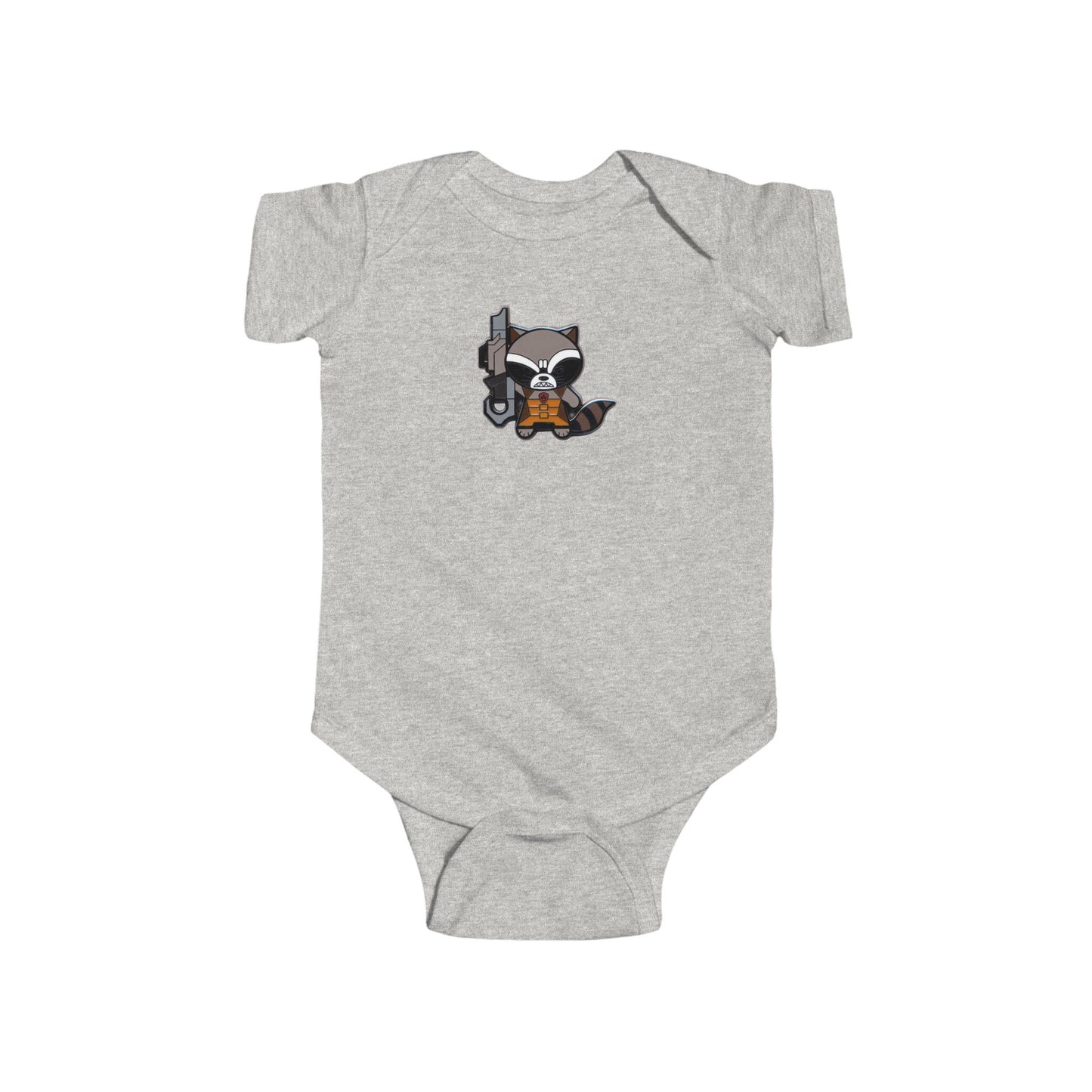 Infant Bodysuit - Cute Raccoon Design