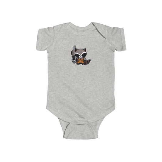 Infant Bodysuit - Cute Raccoon Design