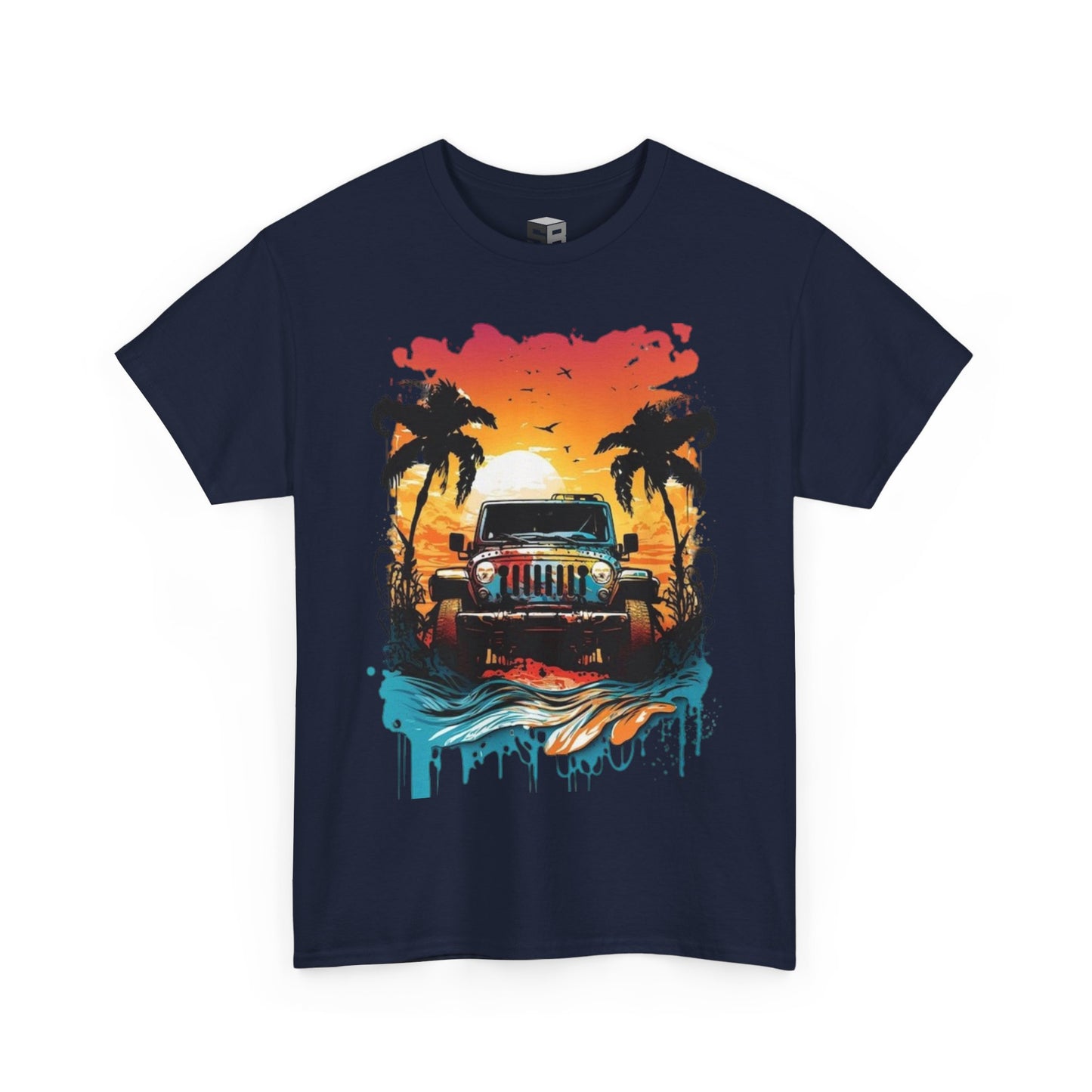 Beach Vibes Shirt, Jeep Lover Navy Color