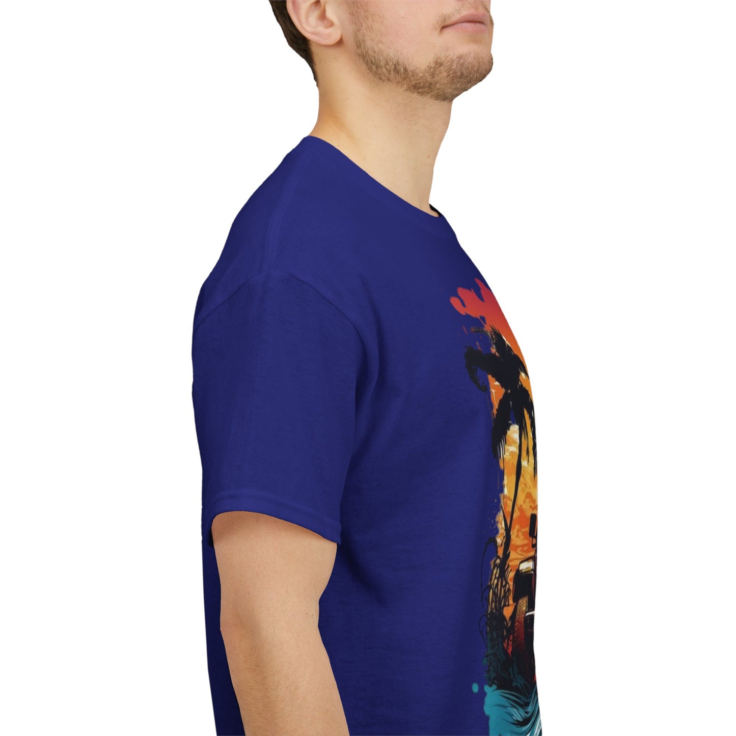 Beach Vibes Shirt, Jeep Lover Cobalt Color