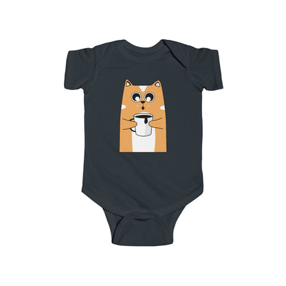 Coffee Cat Cute Bodysuit