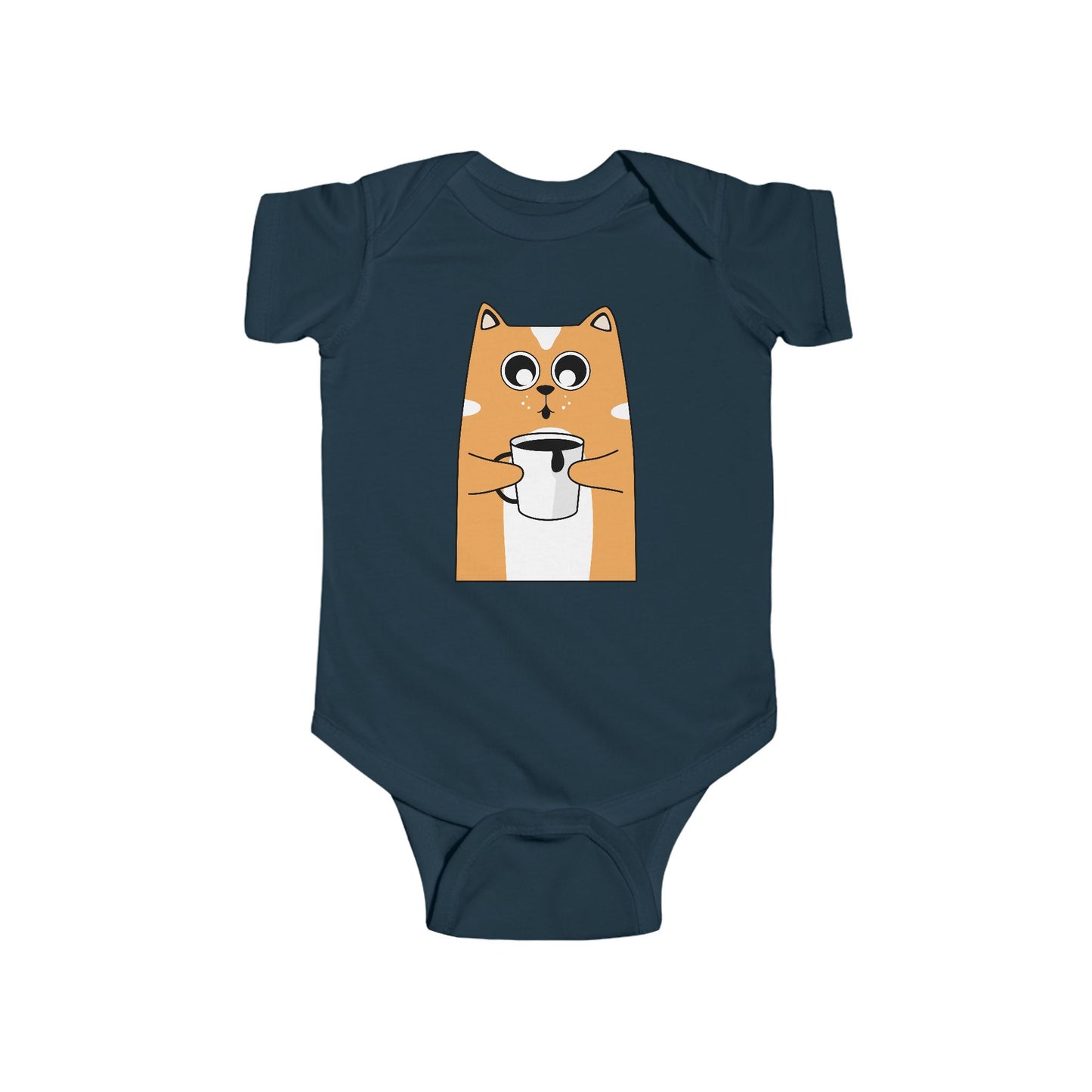 Coffee Cat Cute Bodysuit