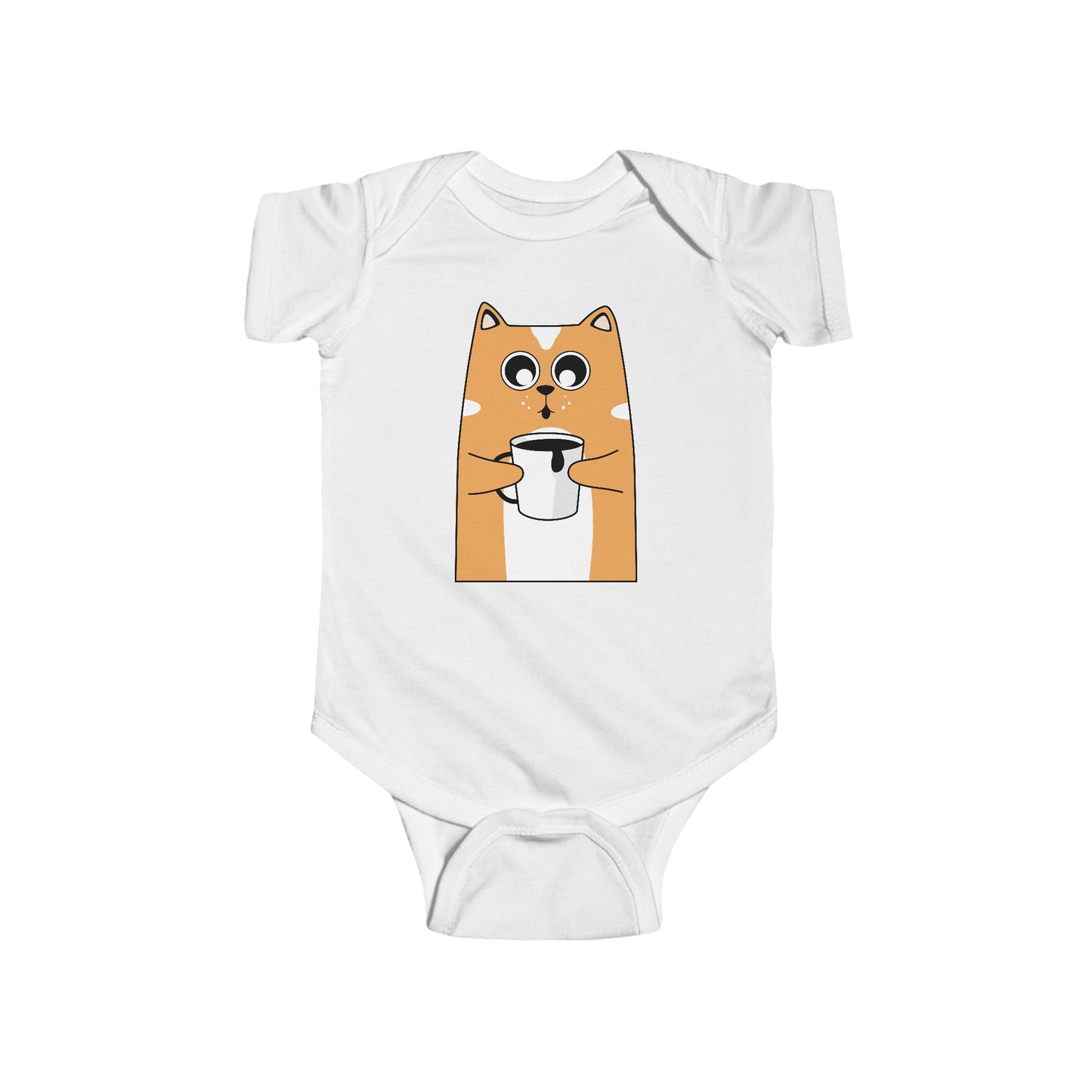 Coffee Cat Cute Bodysuit