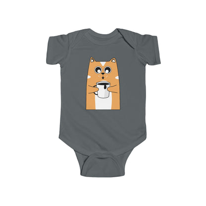 Coffee Cat Cute Bodysuit