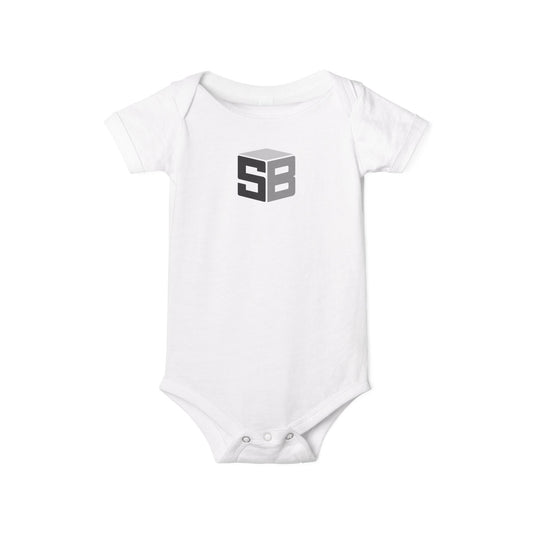 SB Block Logo Infant Onesie, Baby Gift, Cute Baby Clothes, Personalized Baby Outfit, Toddler Fashion, Baby Shower Gift