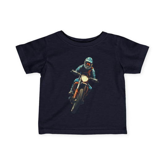 Youthful Adventure Infant Tee, Motorcycle Baby Shirt, Cool Kids Apparel, Boys T-Shirt, Baby Outfit, Gift for Little Riders